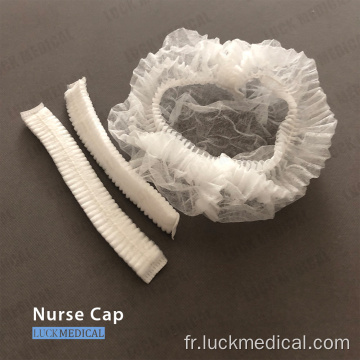 Élimination par casquette médicale élastique Blue Nurse Cap